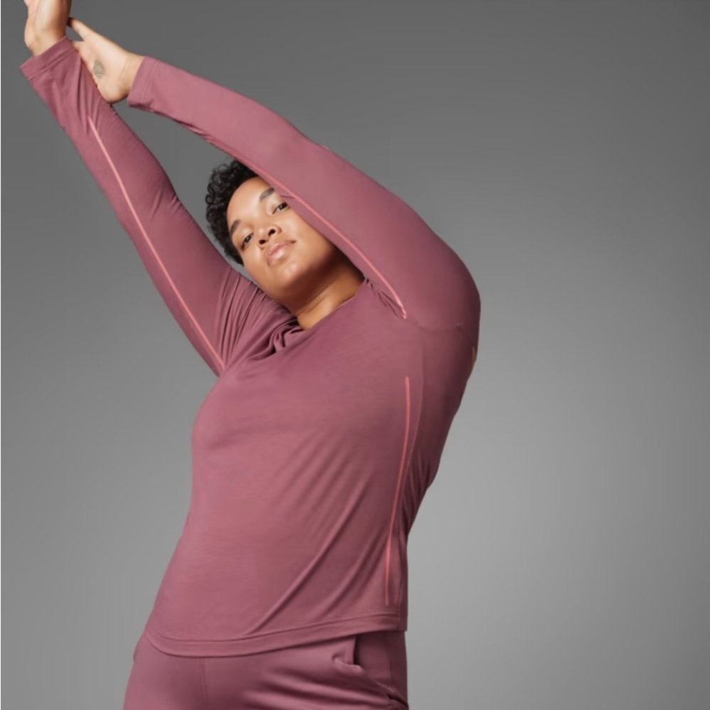 Adidas Authentic Balance Yoga long sleeve tee- never worn